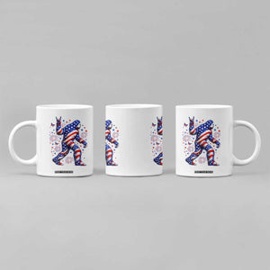 Funny Patriotic Bigfoot Coffee Mug 4th Of July Freedom TS12 Print Your Wear