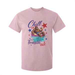 Funny Bigfoot 4th Of July T Shirt For Kid Chill The Fourth Out