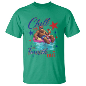 Funny Bigfoot 4th Of July T Shirt Chill The Fourth Out TS12 Irish Green Print Your Wear