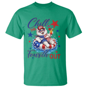 Funny Patriotic Persian Cat T Shirt Chill The Fourth Out TS12 Irish Green Print Your Wear