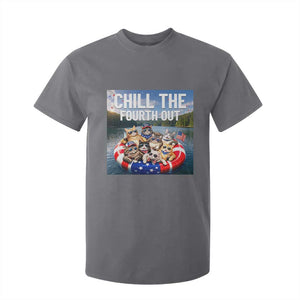Funny Americana Cat Squad T Shirt For Kid Chill The Fourth Out