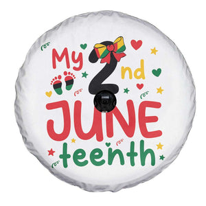 My Second Juneteenth Spare Tire Cover African American Baby Freedom Day