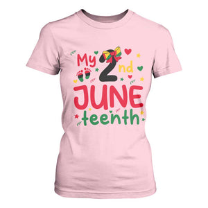 My Second Juneteenth T Shirt For Women African American Baby Freedom Day TS12 Light Pink Print Your Wear