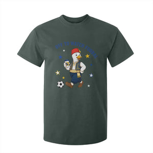 Funny Bosnia Goose Soccer Fan Gift T Shirt For Kid Off To Watch Fudbal