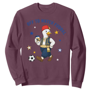 Funny Bosnia Goose Soccer Fan Gift Sweatshirt Off To Watch Fudbal
