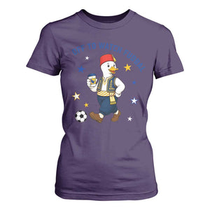 Funny Bosnia Goose Soccer Fan Gift T Shirt For Women Off To Watch Fudbal