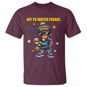 Funny Bosnia Teddy Bear Game Day Gift T Shirt Off To Watch Fudbal
