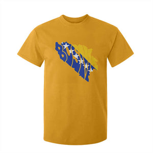 Bosnia And Herzegovina Word Art Map T Shirt For Kid Bosnian Pride Gift