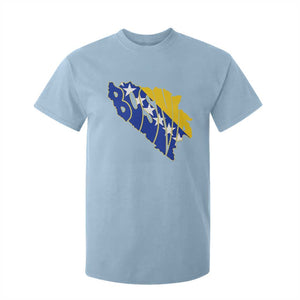 Bosnia And Herzegovina Word Art Map T Shirt For Kid Bosnian Pride Gift