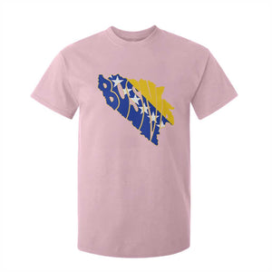 Bosnia And Herzegovina Word Art Map T Shirt For Kid Bosnian Pride Gift