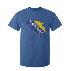 Bosnia And Herzegovina Word Art Map T Shirt For Kid Bosnian Pride Gift