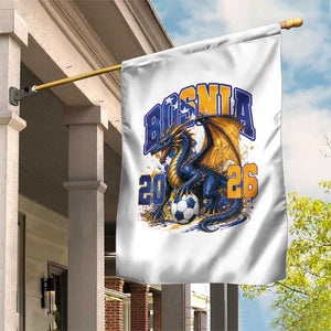 Bosnian Dragon Fudbal Fan Garden Flag Bosnia And Herzegovina Pride