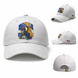 Bosnian Dragon Fudbal Fan Baseball Cap Bosnia And Herzegovina Pride