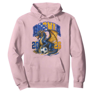 Bosnian Dragon Fudbal Fan Hoodie Bosnia And Herzegovina Pride
