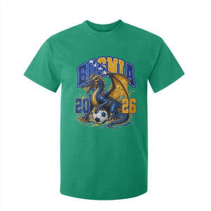 Bosnian Dragon Fudbal Fan T Shirt For Kid Bosnia And Herzegovina Pride
