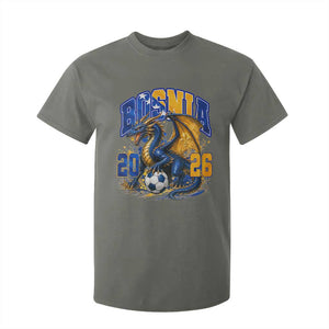 Bosnian Dragon Fudbal Fan T Shirt For Kid Bosnia And Herzegovina Pride