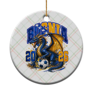 Bosnian Dragon Fudbal Fan Ceramic Ornament Bosnia And Herzegovina Pride