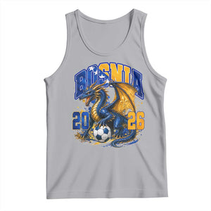 Bosnian Dragon Fudbal Fan Tank Top Bosnia And Herzegovina Pride
