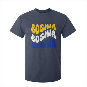 Groovy Retro Bosnia T Shirt For Kid Proud Bosnian Balkan Heritage Gift