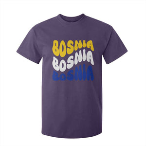 Groovy Retro Bosnia T Shirt For Kid Proud Bosnian Balkan Heritage Gift