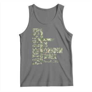 Fatherhood Is Kingdom Work Tank Top Camo Christian Fathers Day Gift
