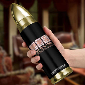 Endometrial Cancer Awareness Bullet Tumbler Hope Faith Cure Peach Ribbon