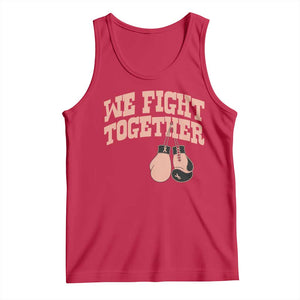 Endometrial Cancer Warrior Tank Top We Fight Together Boxing Gift