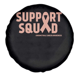 Endometrial Cancer Awareness Spare Tire Cover Support Squad Warrior Gift