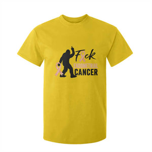 Funny Bigfoot Fuck Endometrial Cancer Awareness Gift T Shirt For Kid