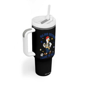 Hajmo Bosno I Came To Yell Tumbler With Handle Funny Bosnia Goose Game Day Gift