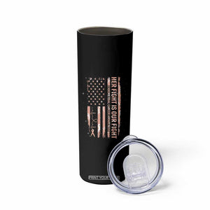 Patriotic Endometrial Cancer Awareness Skinny Tumbler Her Fight Our Fight