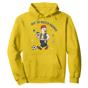 Off To Watch Bosnia Hoodie Funny Goose Fudbal Fan Gift