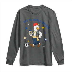 Off To Watch Bosnia Long Sleeve Shirt Funny Goose Fudbal Fan Gift