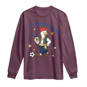Off To Watch Bosnia Long Sleeve Shirt Funny Goose Fudbal Fan Gift