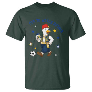 Off To Watch Bosnia T Shirt Funny Goose Fudbal Fan Gift