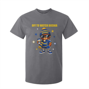 Bosnian Teddy Bear Fudbal Fan T Shirt For Kid Off To Watch Bosnia
