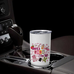Funny Western Teacher Aide Graphic Tumbler Cup She's A Para I Can Tell