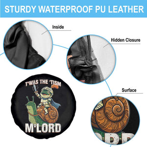 Funny Medieval Knight Frog Meme With Sword Spare Tire Cover Twas The Tism MLord