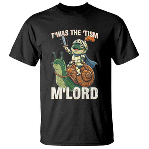 Funny Medieval Knight Frog Meme With Sword T Shirt Twas The Tism MLord