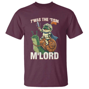Funny Medieval Knight Frog Meme With Sword T Shirt Twas The Tism MLord