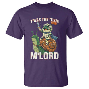 Funny Medieval Knight Frog Meme With Sword T Shirt Twas The Tism MLord