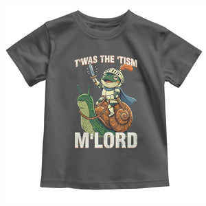 Funny Medieval Knight Frog Meme With Sword Toddler T Shirt Twas The Tism MLord