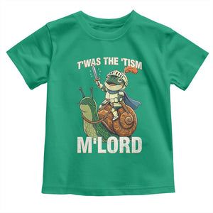Funny Medieval Knight Frog Meme With Sword Toddler T Shirt Twas The Tism MLord