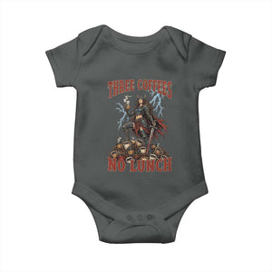 Funny Medieval Knight Worker Meme Baby Onesie Three Coffees No Lunch Valkyrie Coffee Lover
