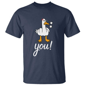 Funny Sarcastic Duck You T Shirt Farm Animal Gift TS12 Navy Print Your Wear