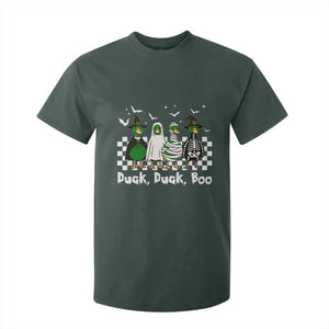Halloween Duck Duck Boo T Shirt For Kid Funny Spooky Gift TS12 Dark Forest Green Print Your Wear