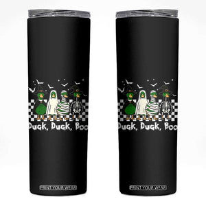 Halloween Duck Duck Boo Skinny Tumbler Funny Spooky Gift TS12 Black Print Your Wear