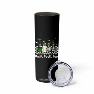 Halloween Duck Duck Boo Skinny Tumbler Funny Spooky Gift TS12 Print Your Wear