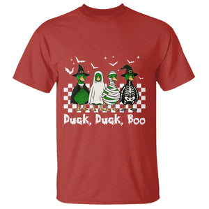 Halloween Duck Duck Boo T Shirt Funny Spooky Gift TS12 Red Print Your Wear