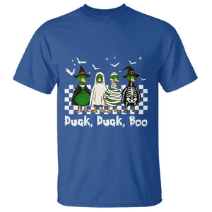 Halloween Duck Duck Boo T Shirt Funny Spooky Gift TS12 Royal Blue Print Your Wear